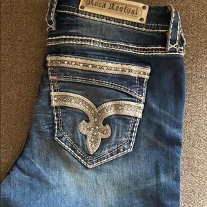Rock rivival ankle skinny jeans